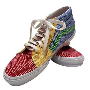 Vans PRIDE Multi-Color/White Sk8-Mid Sz 11 Men NEW/NIB